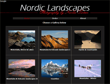 Tablet Screenshot of nordiclandscapes.com